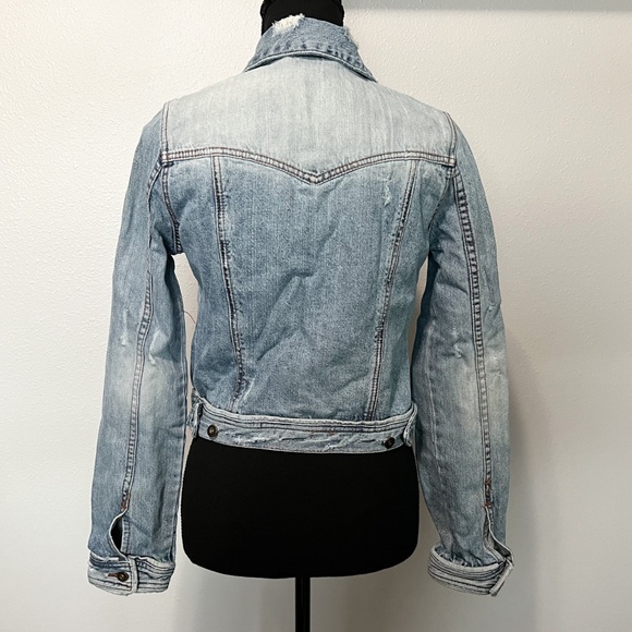 CHOR Distressed Denim Jacket (Size M) - Picture 2 of 16